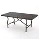 preview thumbnail 7 of 15, Charleston Outdoor 7-piece Rectangle Dining Set by Christopher Knight Home
