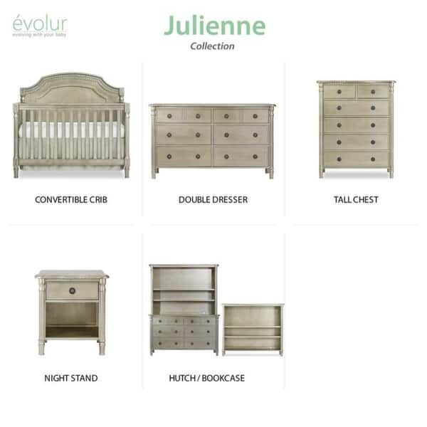 Shop Evolur Julienne 5 In1 Convertible Crib Overstock 15806955