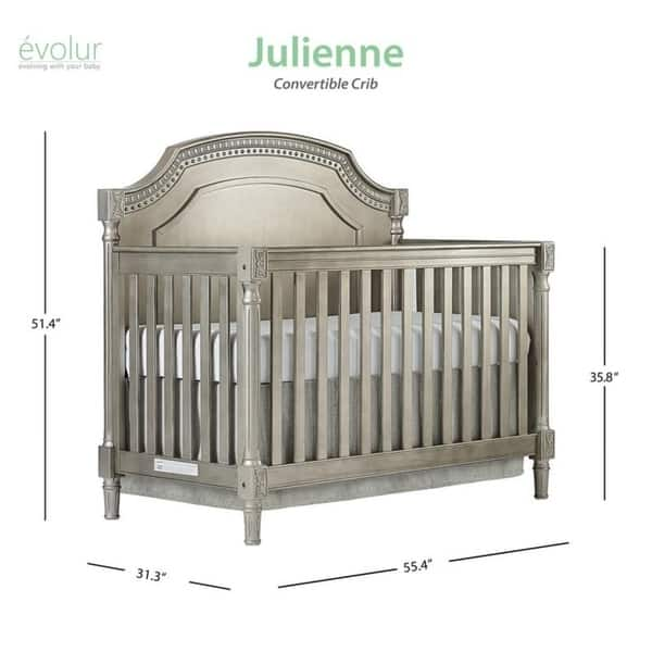 Evolur Julienne 5-in1 convertible crib