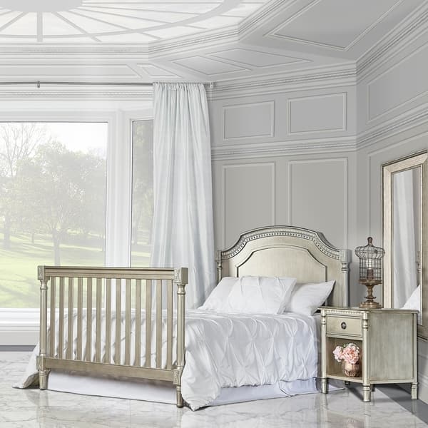 slide 2 of 12, Evolur Julienne 5-in1 convertible crib ANTIQUE BRONZE