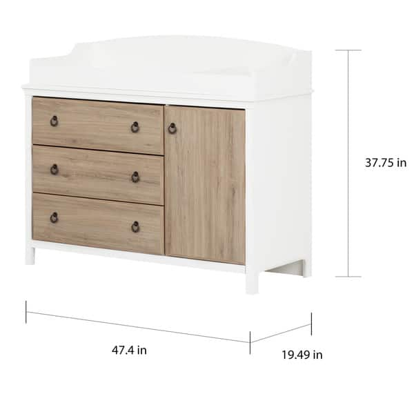 South Shore Catimini Changing Table with a Removable Changing Station.