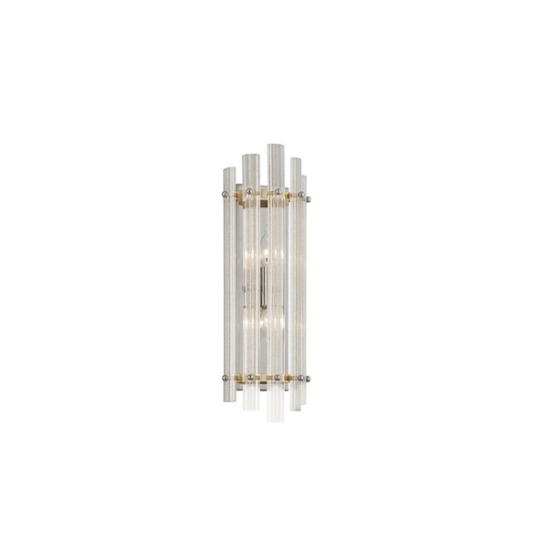 Shop Corbett Lighting Sauterne 2-light Gold Leaf Tall Wall ...