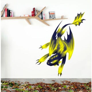 Full Color Dragon Full Color Decal, Full color sticker, colored Dragon ...