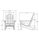 ELK OUTDOORS® Essential Eco-Friendly Adirondack Chair - Thumbnail 1