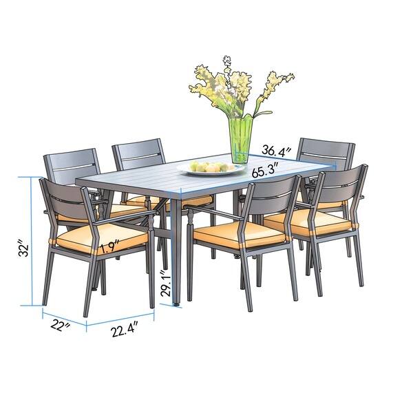 Shop Black Friday Deals On Corvus Parma 7 Piece Patio Dining Set With Cushions Overstock 15810705