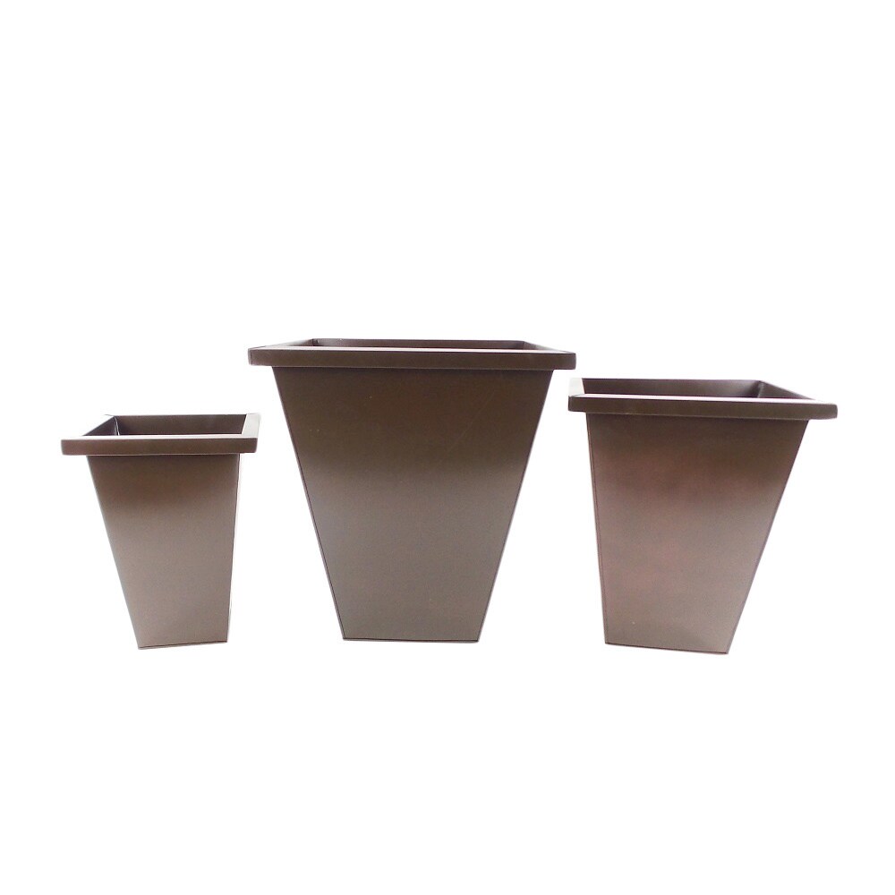 Gold Eagle Metal Planters (Set of 3)