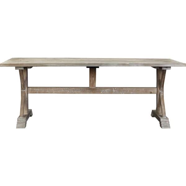 Burnham Home Designs Charlotte Rustic Dining Table Overstock 15811380