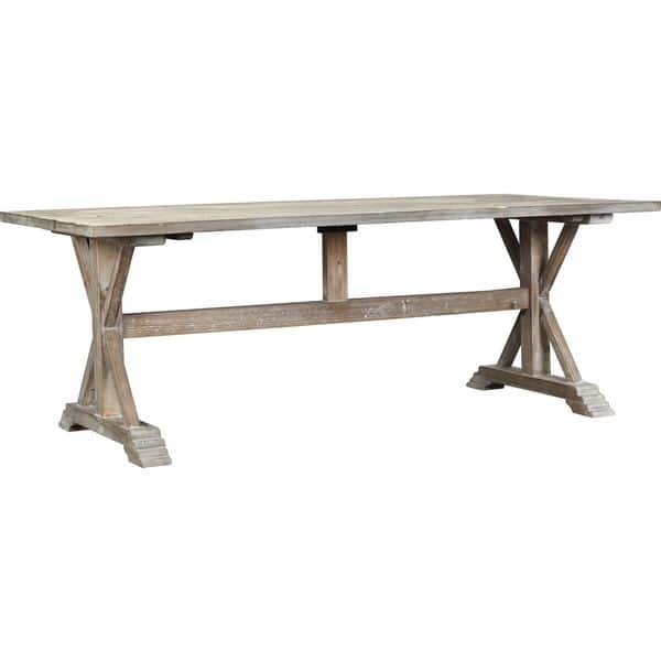 Burnham Home Designs Charlotte Rustic Dining Table Overstock 15811380