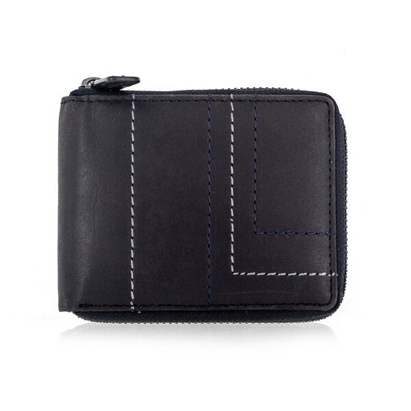 Mens Leather Wallet With Velcro Closure | City of Kenmore, Washington