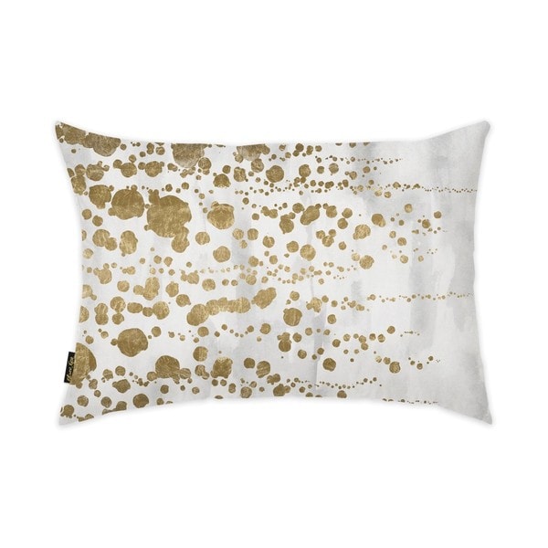 Oliver Gal 'Gradual Gold' Decorative Throw Pillow