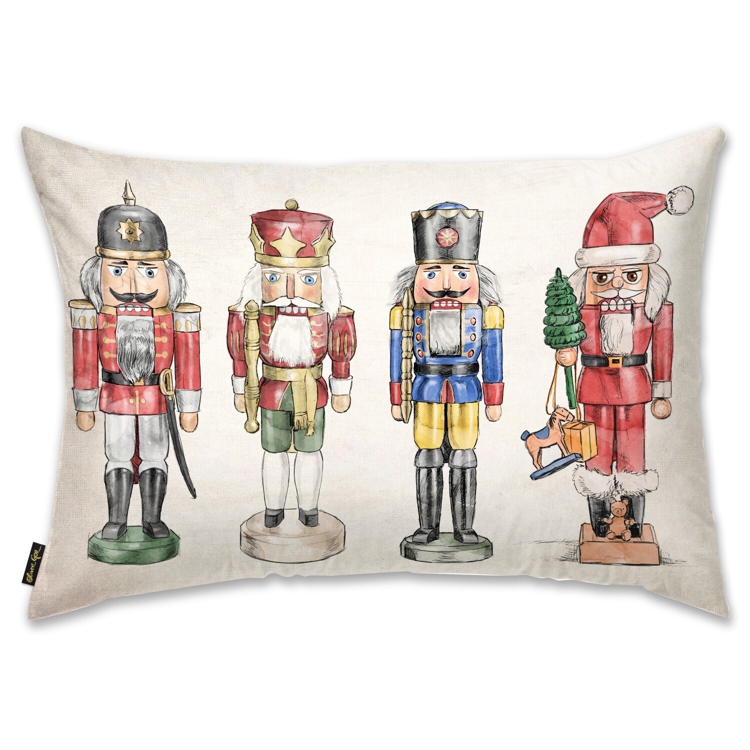 nutcracker throw pillows