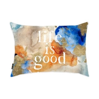 Oliver Gal 'Life Is Good' Decorative Throw Pillow - Bed Bath & Beyond ...