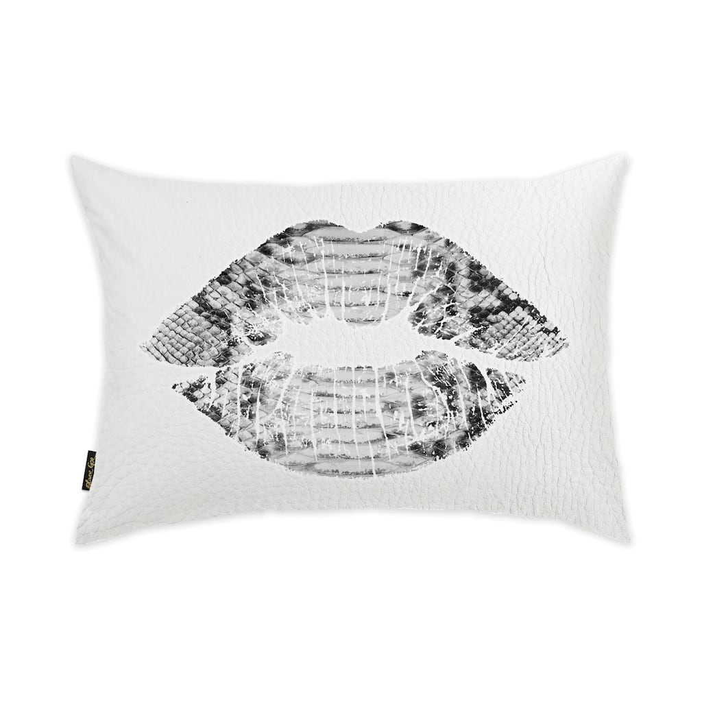Society6 Oliver Gal 'Lips' Throw Pillow