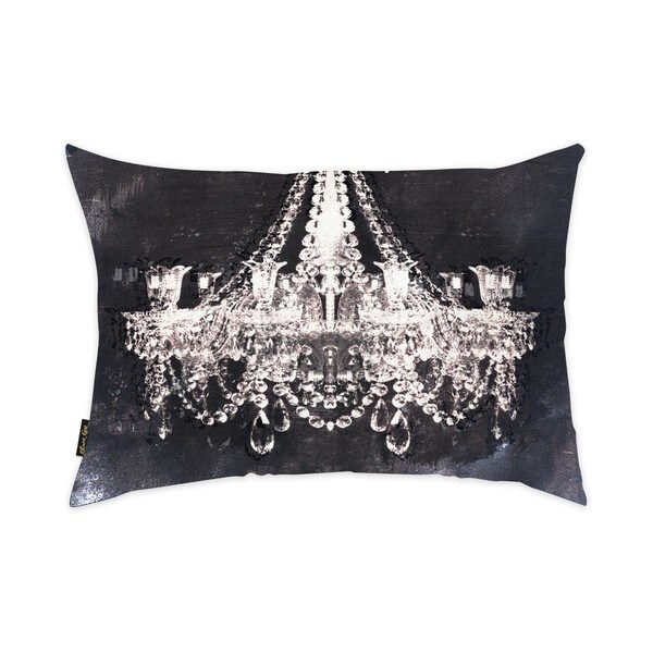 Oliver Gal 'Dramatic Entrance Night' Decorative Throw Pillow