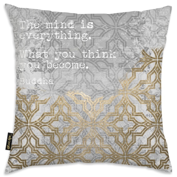 Oliver Gal 'What You Think You Are' Decorative Throw Pillow