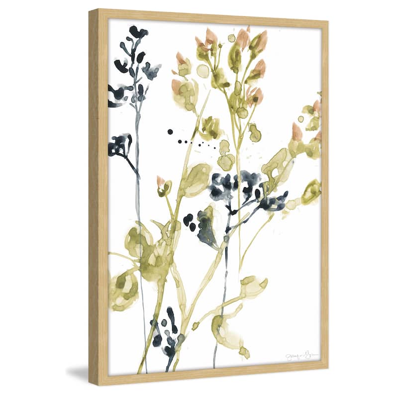 Blush Buds I' Framed Painting Print