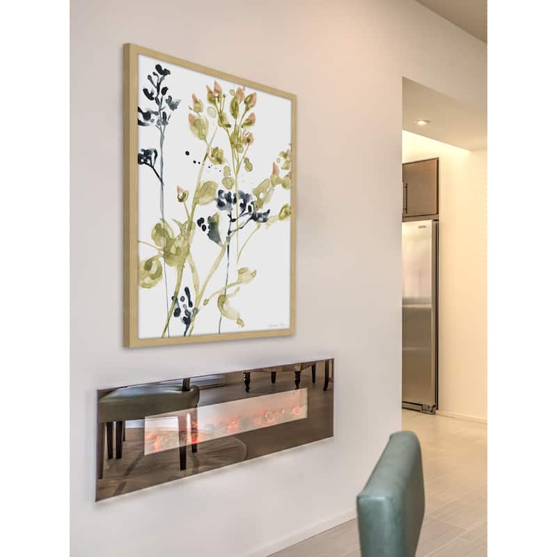 Blush Buds I' Framed Painting Print