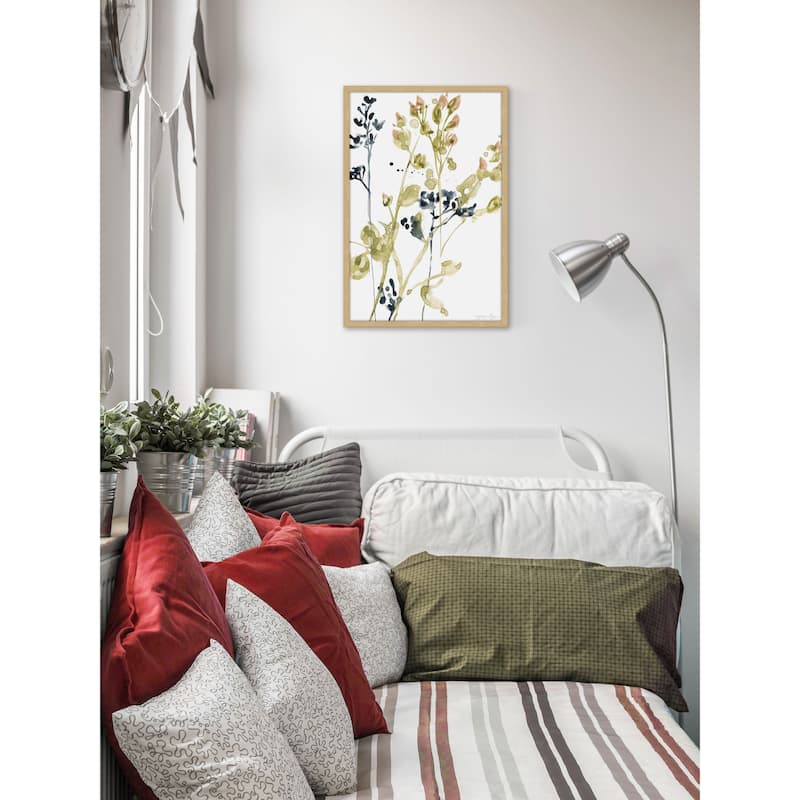 Blush Buds I' Framed Painting Print