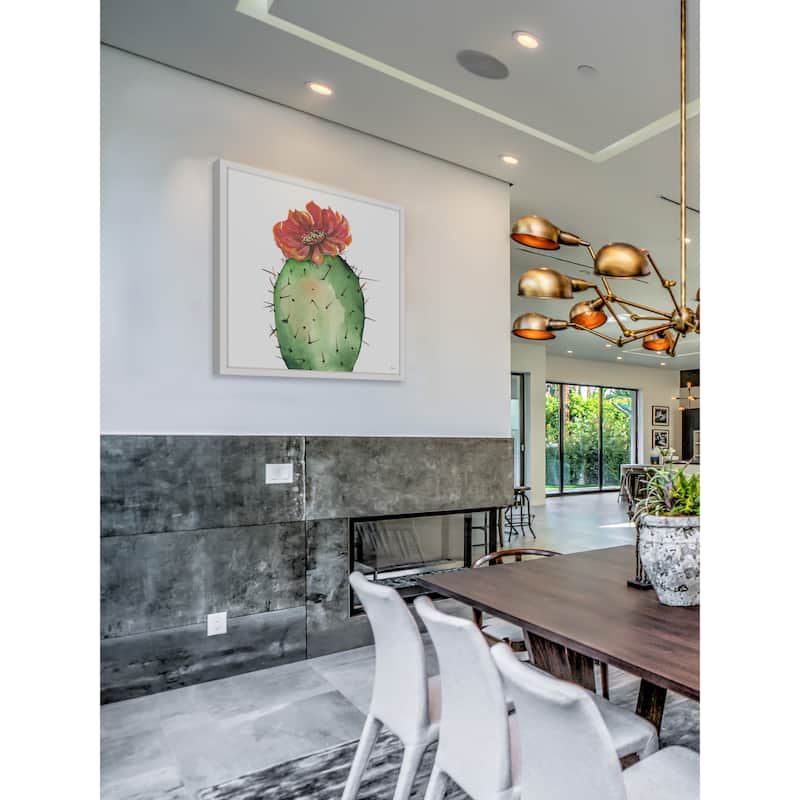 Cactus Rouge' Framed Painting Print