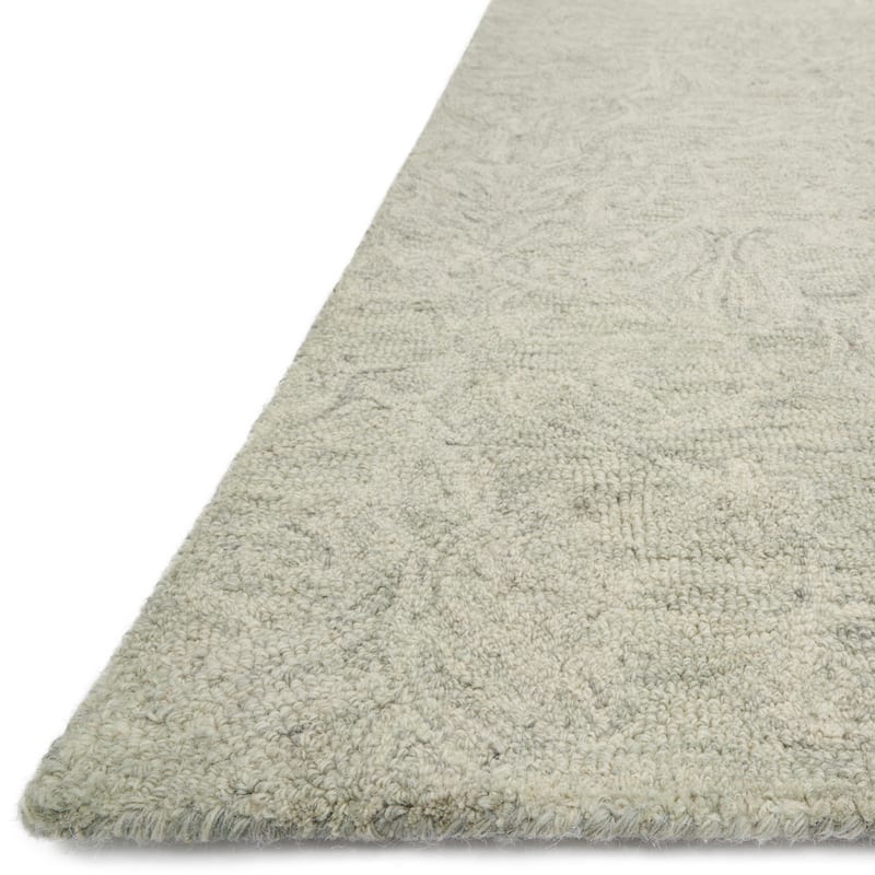 Alexander Home Opal Mist Hand-hooked Wool Area Rug