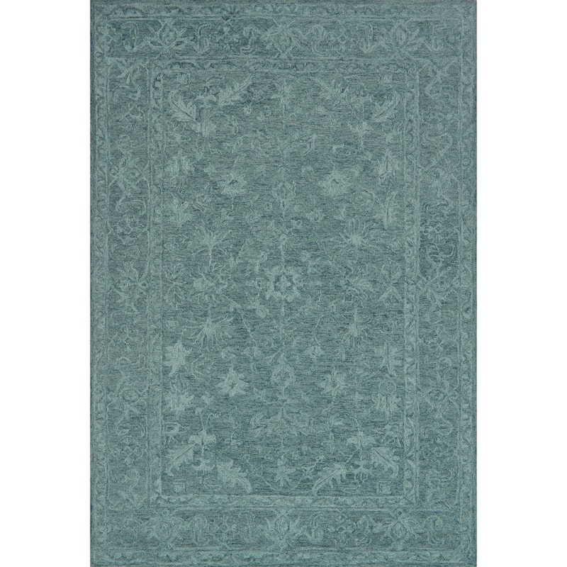 Alexander Home Opal Ocean Hand-hooked 100% Wool Rug