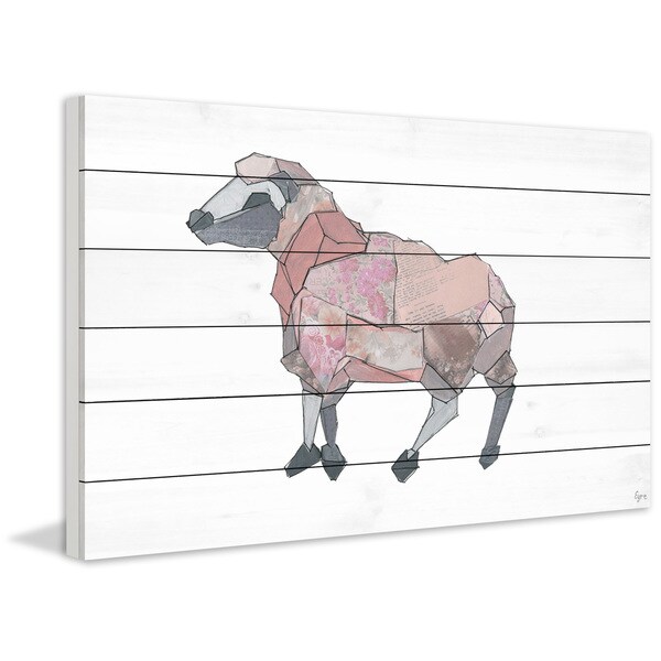 Marmont Hill - Handmade El Becerro Painting Print on White Wood