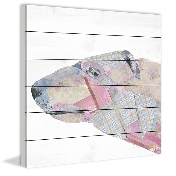 Marmont Hill - Handmade El Perro Painting Print on White Wood