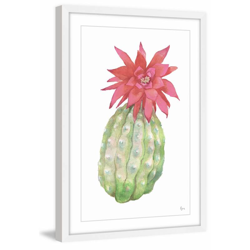 Fleur Epanouit' Framed Painting Print