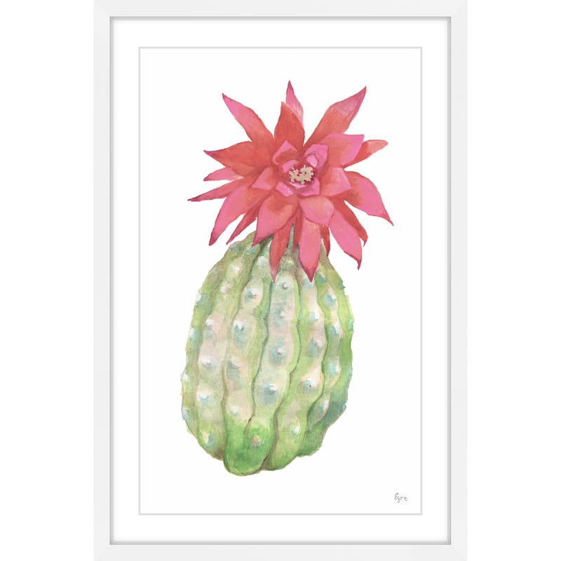 Fleur Epanouit' Framed Painting Print