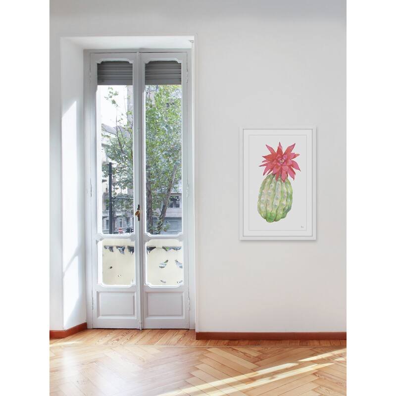 Fleur Epanouit' Framed Painting Print