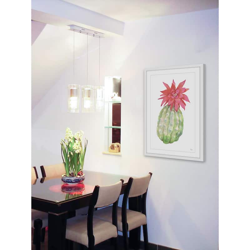 Fleur Epanouit' Framed Painting Print