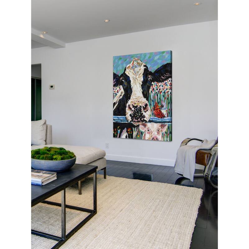Farm Buddies II' Painting Print on Wrapped Canvas - Multi-Color