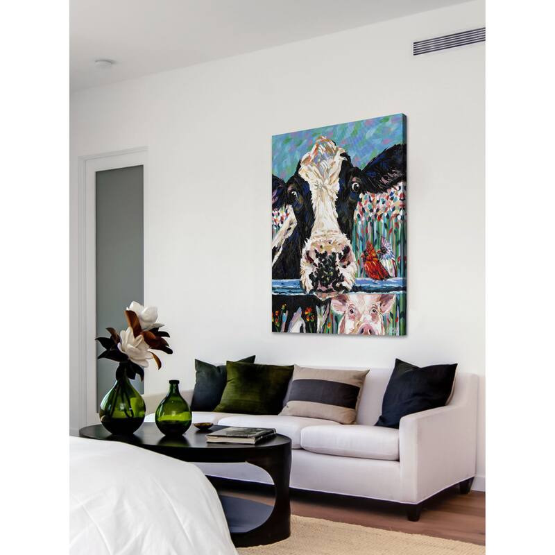 Farm Buddies II' Painting Print on Wrapped Canvas - Multi-Color