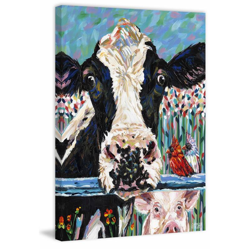 Farm Buddies II' Painting Print on Wrapped Canvas - Multi-Color