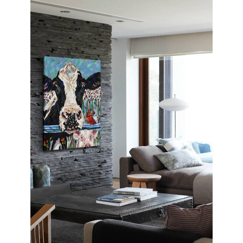 Farm Buddies II' Painting Print on Wrapped Canvas - Multi-Color