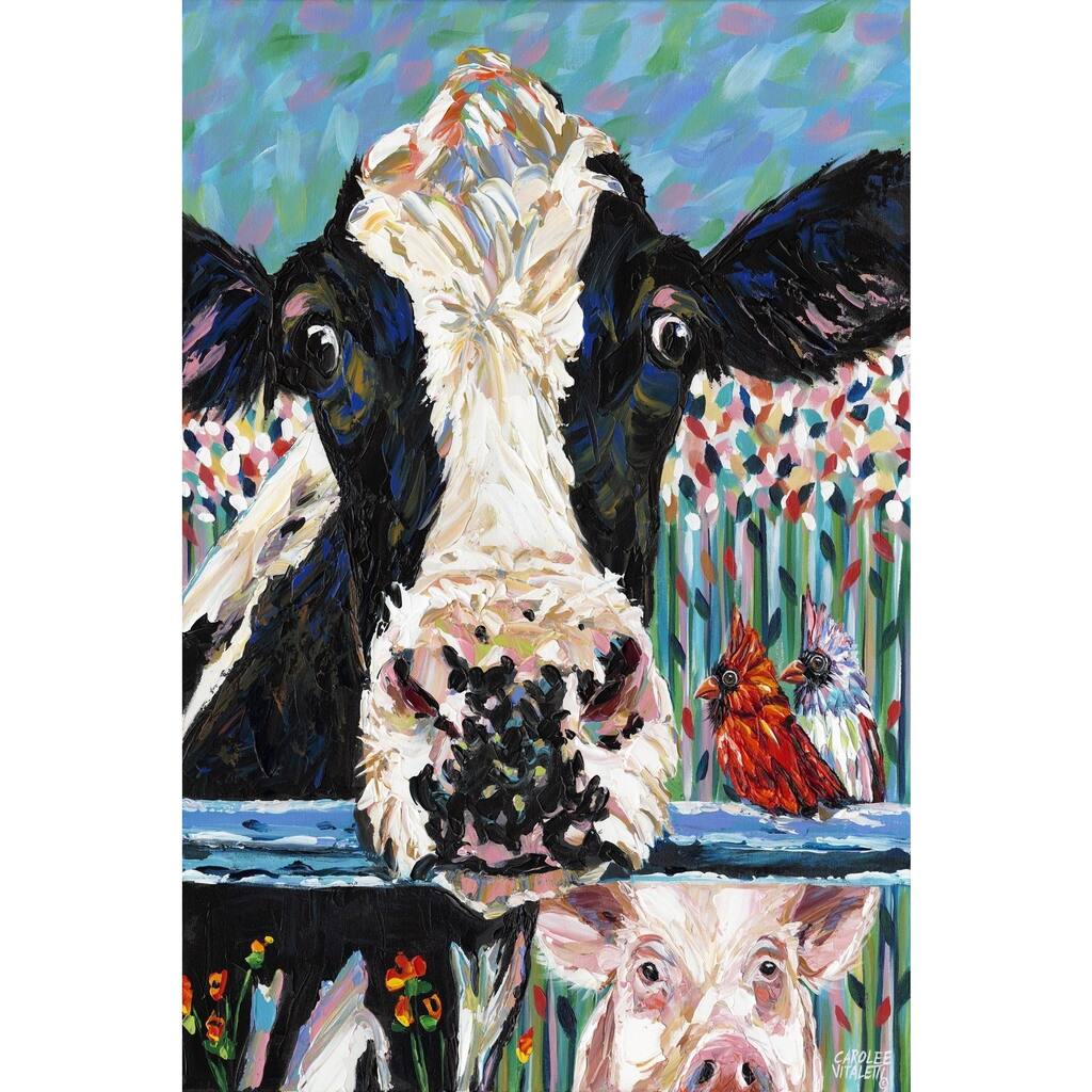 Farm Buddies II' Painting Print on Wrapped Canvas - Multi-Color