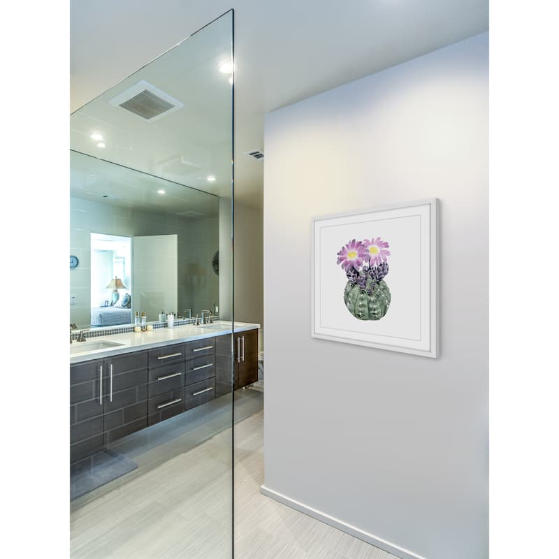 Cactus Bloom IV' Framed Painting Print