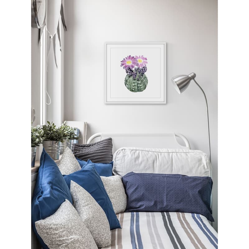 Cactus Bloom IV' Framed Painting Print