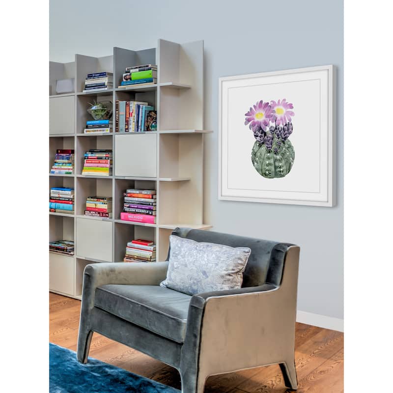 Cactus Bloom IV' Framed Painting Print