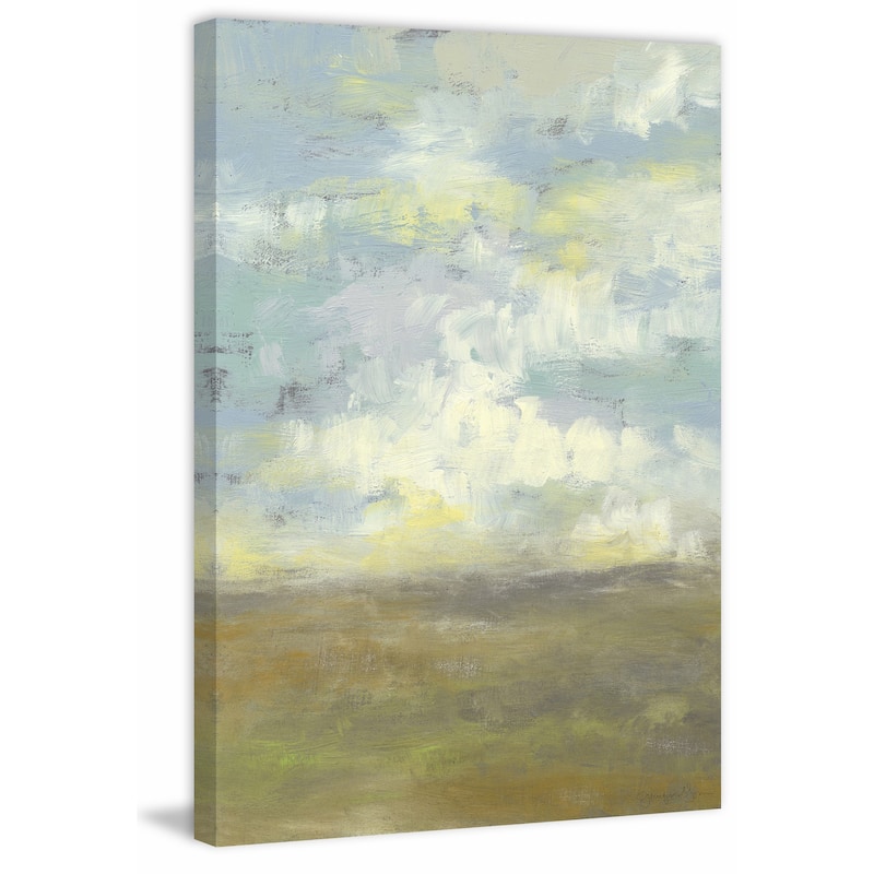 Cloud Stack II' Painting Print on Wrapped Canvas - Multi-Color