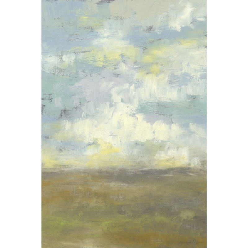Cloud Stack II' Painting Print on Wrapped Canvas - Multi-Color