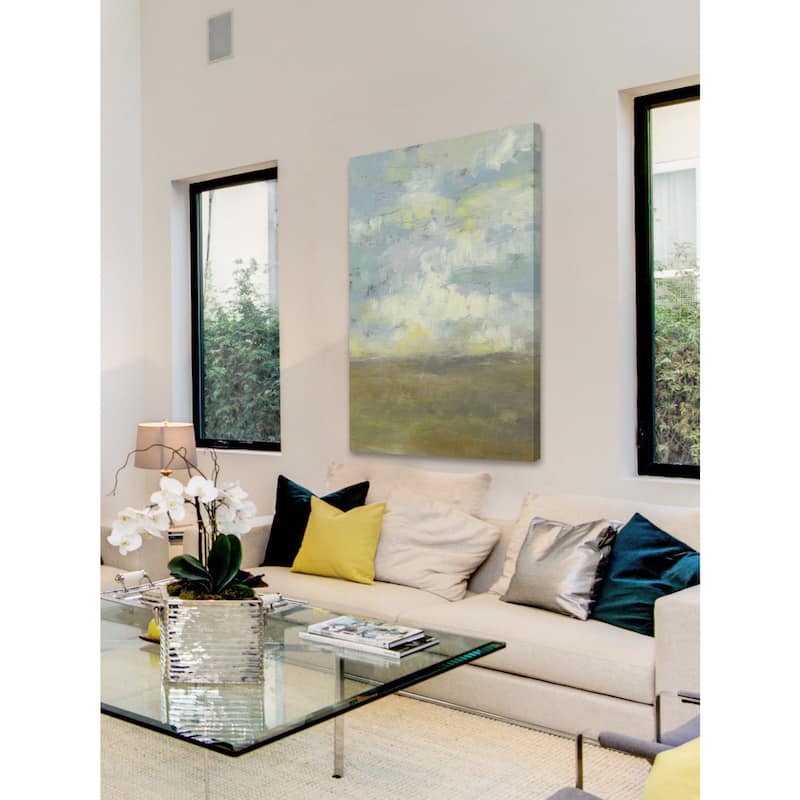 Cloud Stack II' Painting Print on Wrapped Canvas - Multi-Color