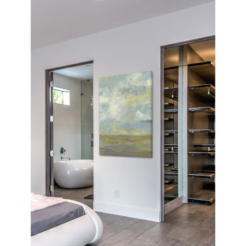 Cloud Stack I' Painting Print on Wrapped Canvas - Multi-Color