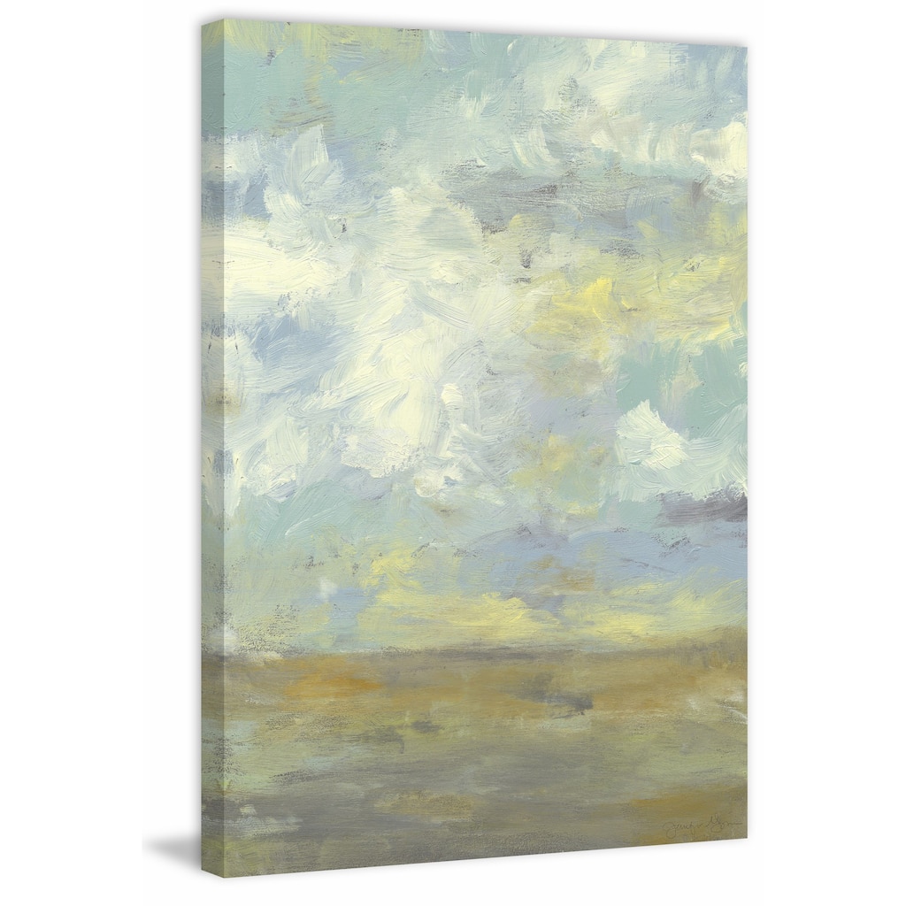 Cloud Stack I' Painting Print on Wrapped Canvas - Multi-Color