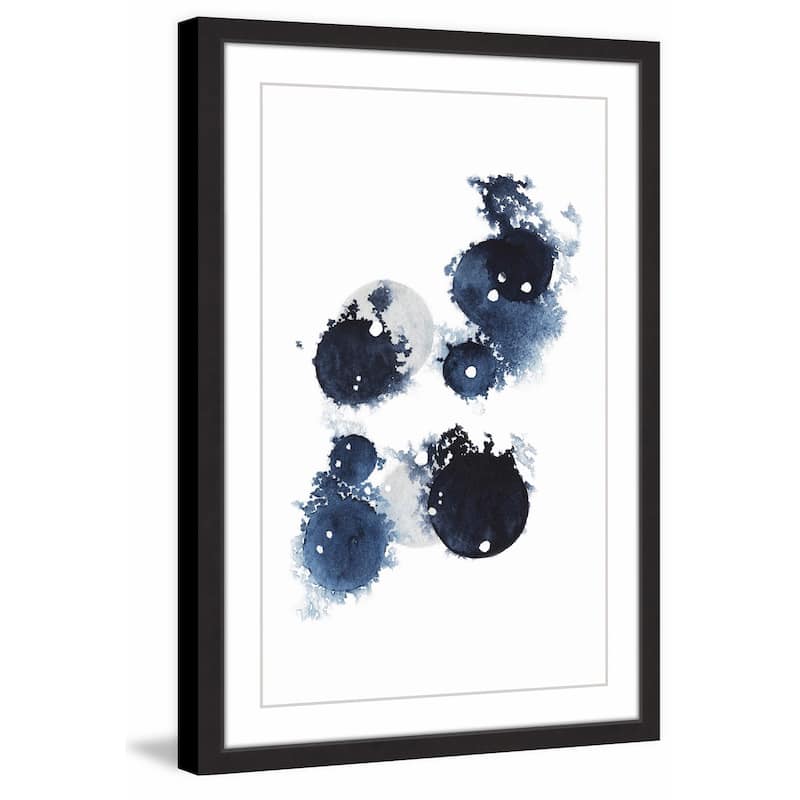Blue Galaxy III' Framed Painting Print