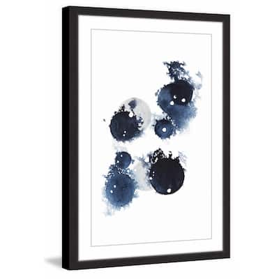 Blue Galaxy III' Framed Painting Print