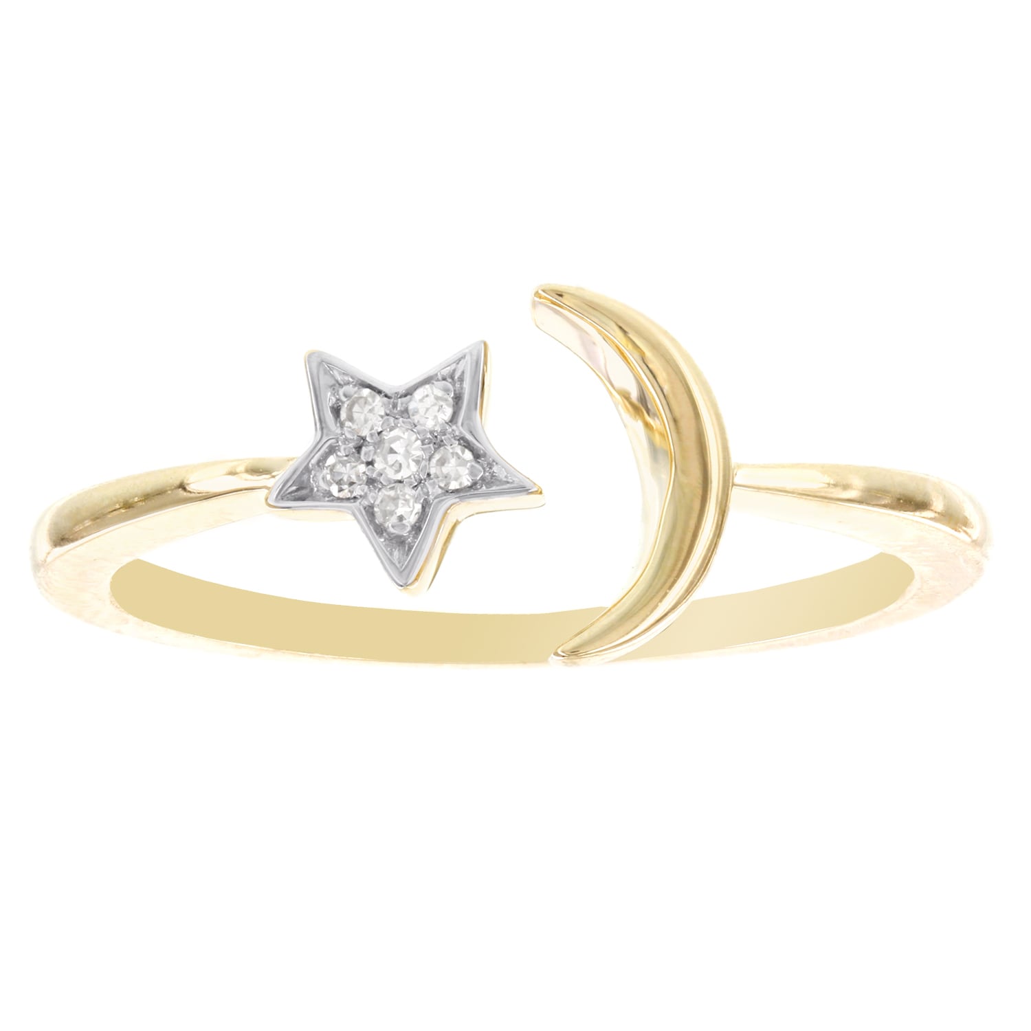 Shop H Star 10k Yellow Gold Diamond 