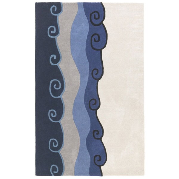 Hand-tufted Malibu Wool Rug (8' x 11') - 8' x 11'