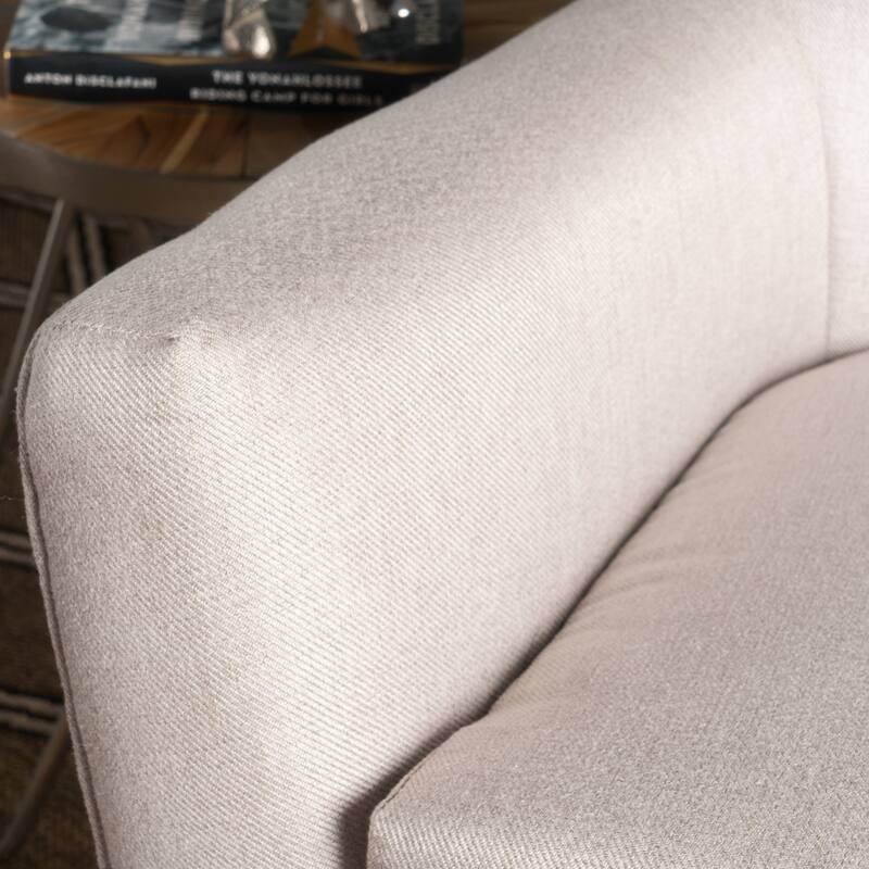 Tamsin Mid-Century Fabric Club Chair by Christopher Knight Home