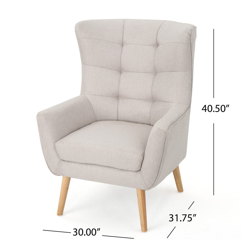 Tamsin Mid Century Fabric Club Chair by Christopher Knight Home On Sale Bed Bath Beyond 15854659